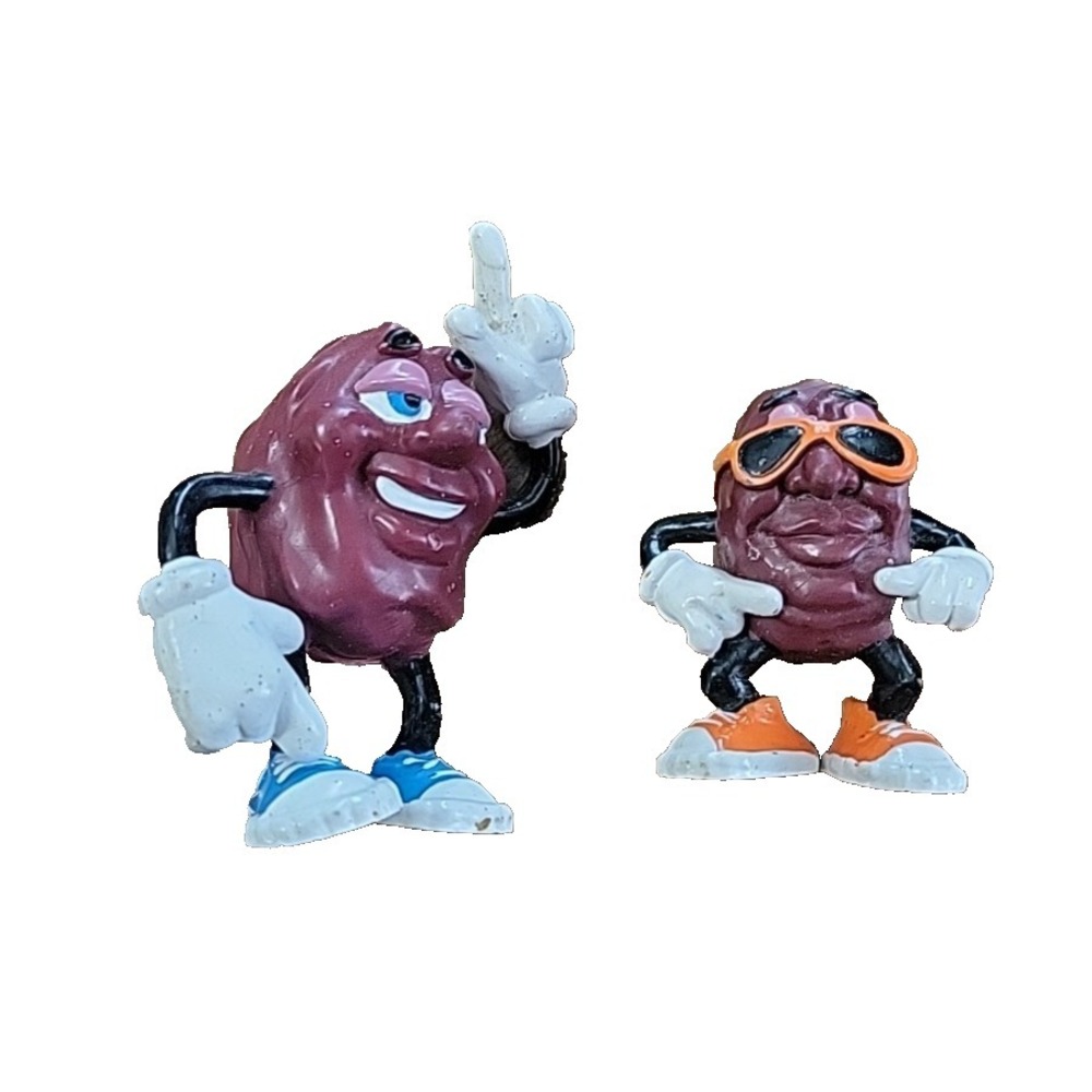 California Raisons 1980'S PVC figures Vtg  toys‎